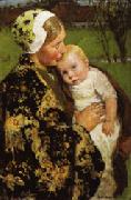 Gari-Julius Melchers Motherhood France oil painting artist